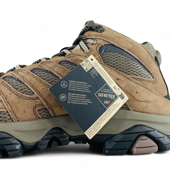 Merrell Moab 3 Mid Gore-Tex Bracken Brown Men display picture 2